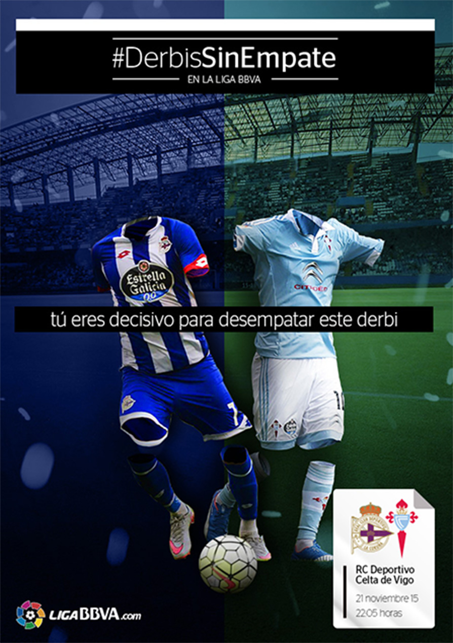 #DerbisSinEmpate LigaBBVA Poster Real Sociedad Vs Celta